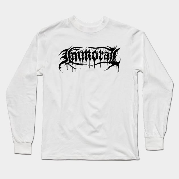 Immoral Long Sleeve T-Shirt by Immoralyouth